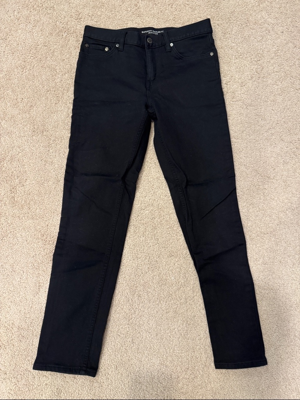 Banana Republic Traveler Men’s Black Slim Jeans